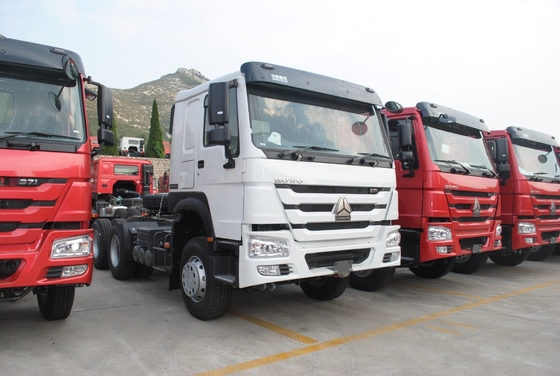Bezpieczne płatności Sinotruk HOWO 6X4 Ciężarówka 371HP/420HP Ciężarówki chińskie
