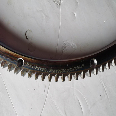 Stop aluminiowy 612600020208 Doświadczony Dongfeng Części silników samochodowych 6bt Flywheel Ring Gear
