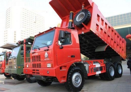 70 tony ZZ5707S3640AJ HOWO Kamion górniczy z ręczną skrzynią biegów
