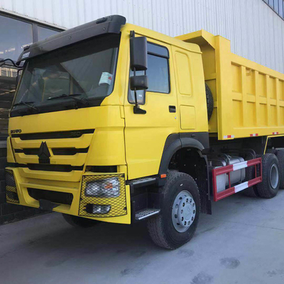 Stosowana ciężarówka 6X4 HOWO Dump Truck Bezrurkowe opony