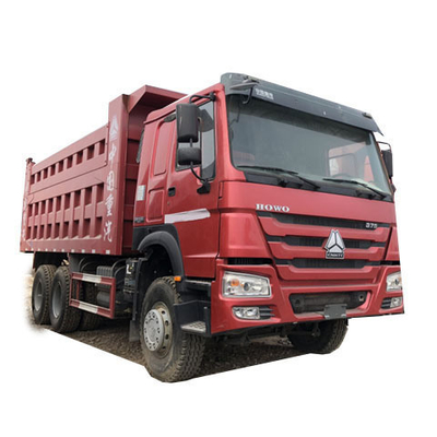 Stosowana ciężarówka 6X4 HOWO Dump Truck Bezrurkowe opony