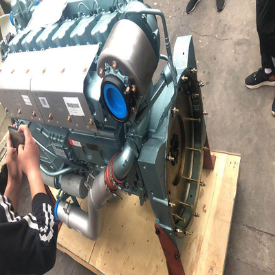 Silnik elektryczny Sinotruk Wd615.47 371HP Silnik wysokoprężny do ciężarówki HOWO Liczba uderzeń