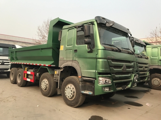 Certyfikat ISO 12-kołowy LHD Sinotruk HOWO 8X4 RC Truck Tipper 60ton Dump Truck Dumper