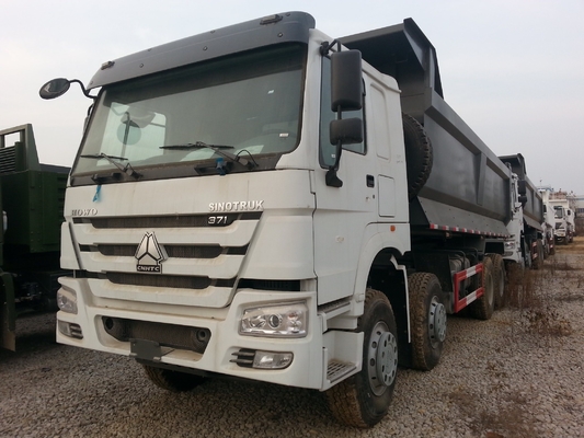 Certyfikat ISO 12-kołowy LHD Sinotruk HOWO 8X4 RC Truck Tipper 60ton Dump Truck Dumper