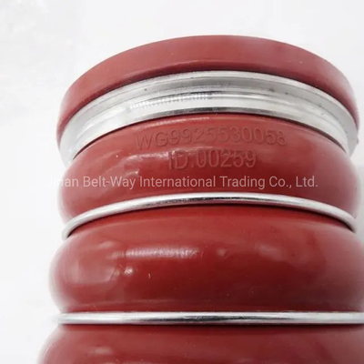 Red HOWO Truck Parts Intercooler Hose Wg9925530058 dla silnika Sinotruk Online Support