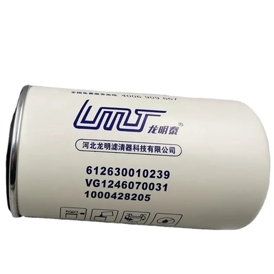 Części systemu elektrycznego Akumulator do ciężarówki Sino HOWO 371HP Filtr oleju silnikowego Vg1246070031