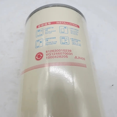 Element filtra oleju silnikowego Vg1246070031 dla standardowego silnika części ciężarowych HOWO A7