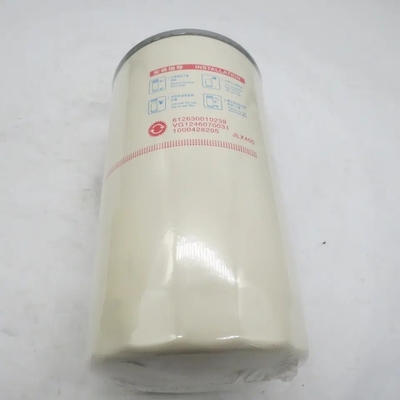 Element filtra oleju silnikowego Vg1246070031 dla standardowego silnika części ciężarowych HOWO A7